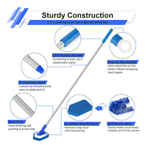 Lalafancy - Cepillo Y Esponjilla De Limpieza De 1