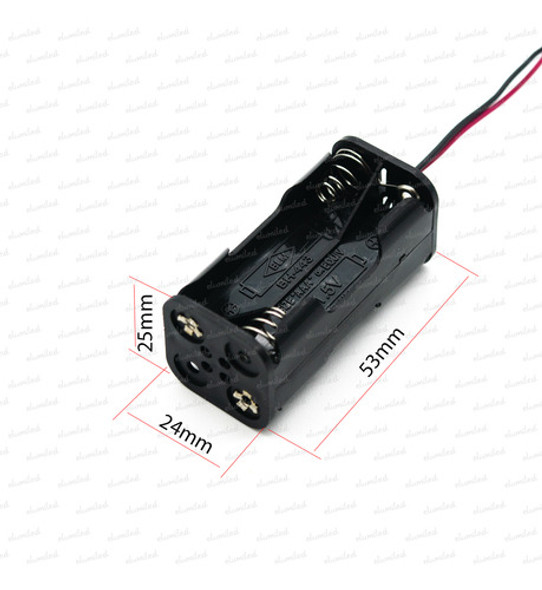 2 Portapilas 4 Aaa Triple Ax4 Con Cable 15cm (53x25x24mm) 1