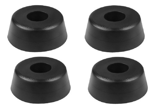 4 Pé De Borracha Pvc Pequeno Para Case E Caixa De Som 0