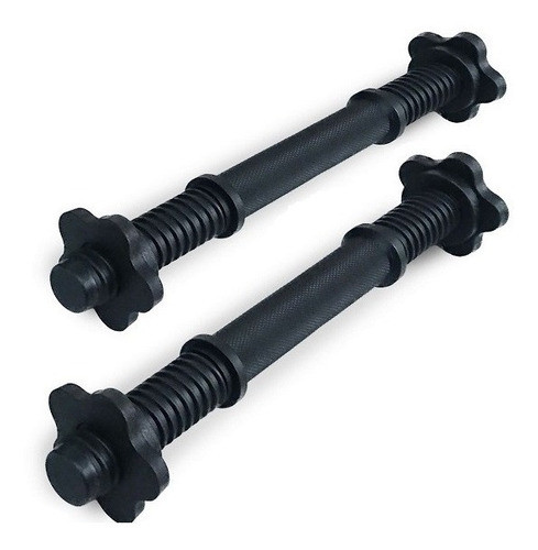 Barra Mancuerna Maciza Pesa Recubierta Abs Importada Getfit! 1