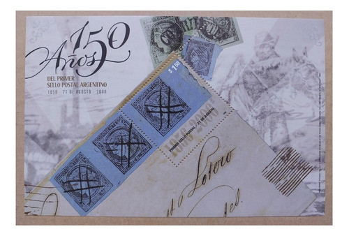 2006 Hb 150 Años Primer Sello Postal Argentino. Mint 0