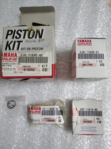 Kit Piston Y Aros Yamaha Sigma Original 1mm 2jg-11630-40 1