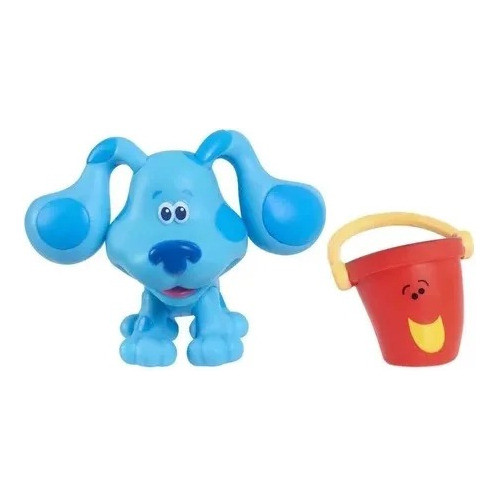 Blue's Clues 2 Figuras Set Clue Y Balde Original Lelab 1