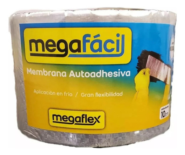 Membrana Autoadhesiva Megafácil 15cm X 10mts Megaflex 1