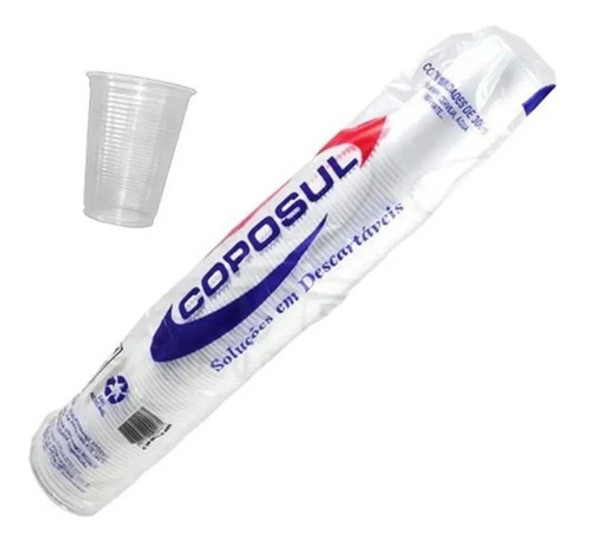 Copo Descartável 180ml Água Refrigerante 500 Unid Cristal 1 Copo Descartável 180ml Água Refrigerante 500 Unid Cristal 1