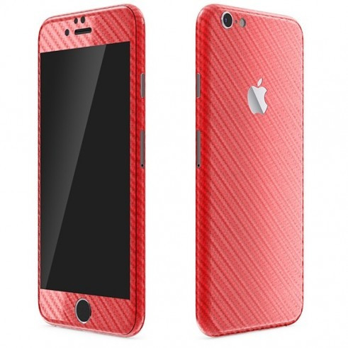 Styker Skin Premium Fibra De Carbono Vermelho iPhone 6 Plus 0