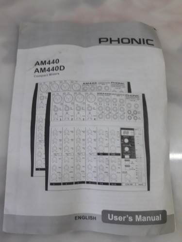 Manual Consola Phonic Am440 English 0