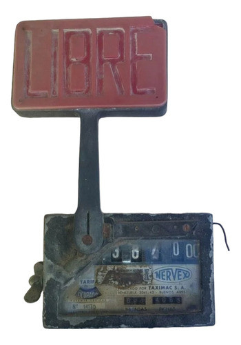 Reloj De Taxi Antiguo 0