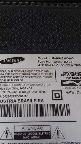 Placa Principal Samsung Un40h5103ag Original Garantia 1
