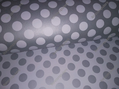 Cartulina Bifaz 70 X 50 Cm X 10 U Lunares Grandes Plata Ofe 0
