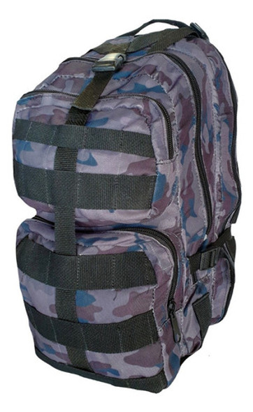 Mochila Sistema Molle Táctica Camuflada 1