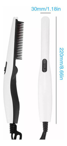 Escova De Alisamento De Barba, Pente Elétrico, Aquecimento 1