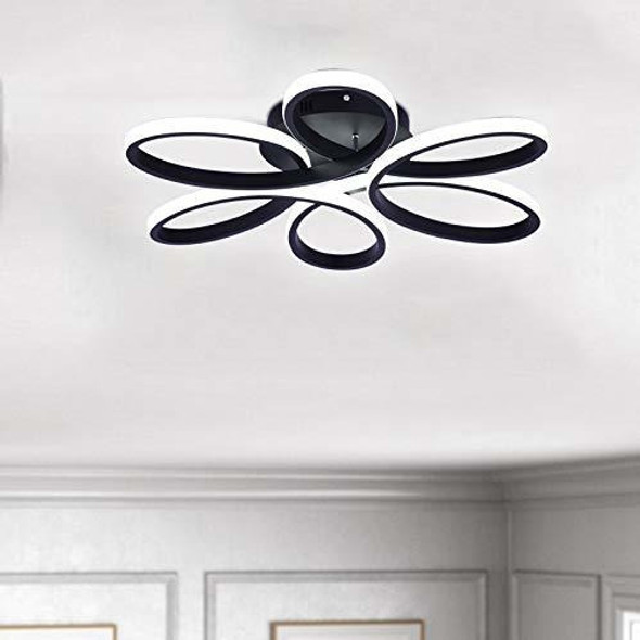 Lámpara Techo Led Moderna Forma Flor Montaje 6000k 48w 57cm 0