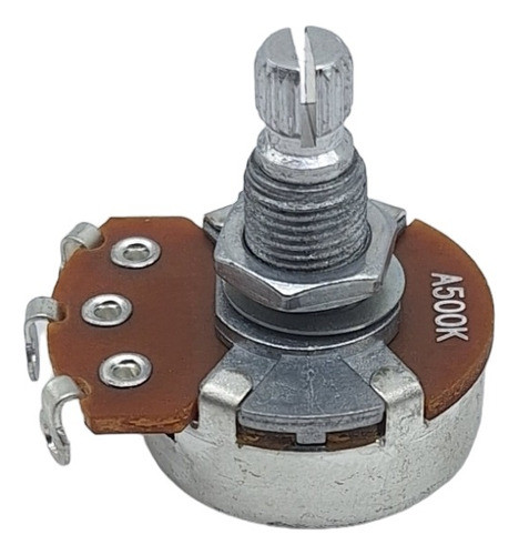 Potenciómetro Grande Logarítmico Alpha H64 A500k 1