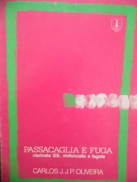 Partitura Clarinete Cello E Fagote  Passacaglia E Fuga 0