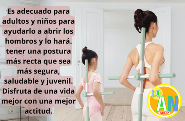 Barra Corrector De Postura Ajustable Yoga Elongación Pilates 1 Barra Corrector De Postura Ajustable Yoga Elongación Pilates 1