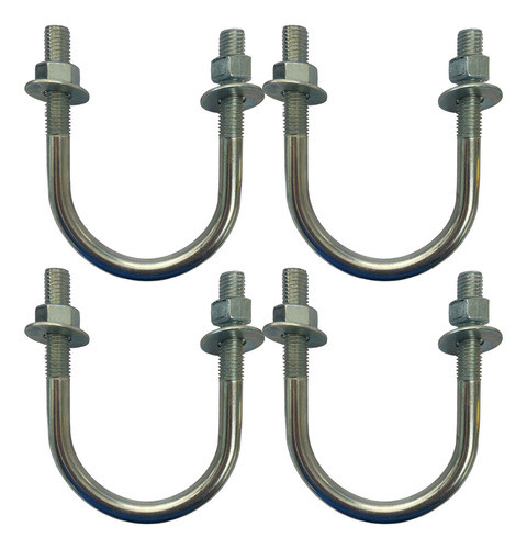 4un Braçadeira Grade Mancal De Atrito  U  5/8 Tatu/baldan 0