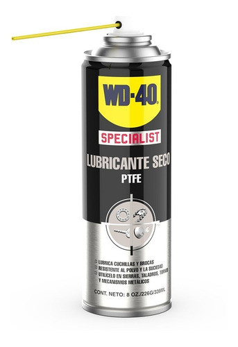 Wd-40 Lubricante Seco Specialist 226g Multiuso Antifricción 0
