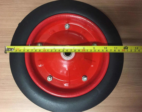 Rueda Maciza Macisa Para Carretilla - Tyt 1