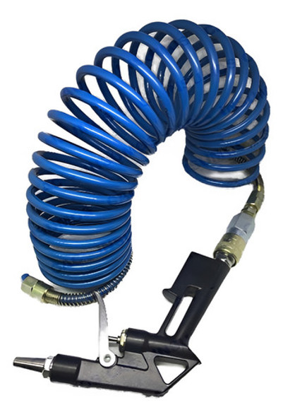 Kit Compresor Manguera X5m Acople Y Pistola 1/4  Ktp-010 0