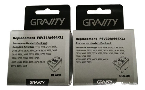 Cartuchos Tinta Pack Negro + Color 664xl Deskjet 2135 / 3635 0