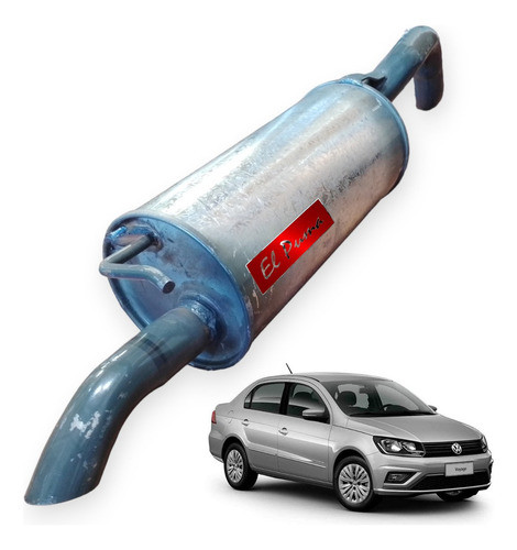 Silenciador Trasero Vw Voyage 1.6 +2007 Reforzado El Puma 0