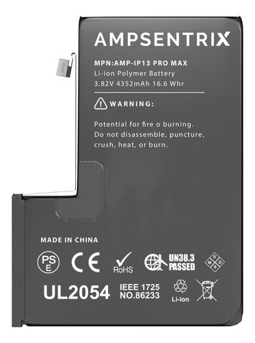 Batería Litio Compatible Con iPhone 13 Pro Max Ampsentrix 1