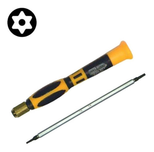 Destornillador Torx Tamper T6 / T8 Extensible Cromo Vanadio 0