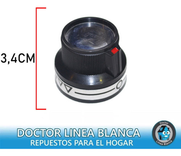 Juego De 5 Perillas P/ Cocina Longvie Bronceline 83 Horno 1