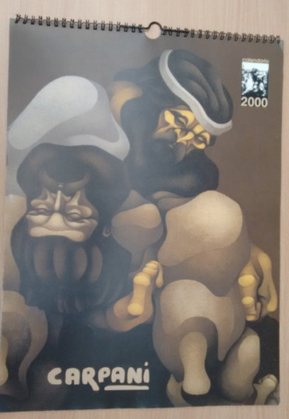 Almanaque Calendario Pared Ricardo Carpani Año 2000 0