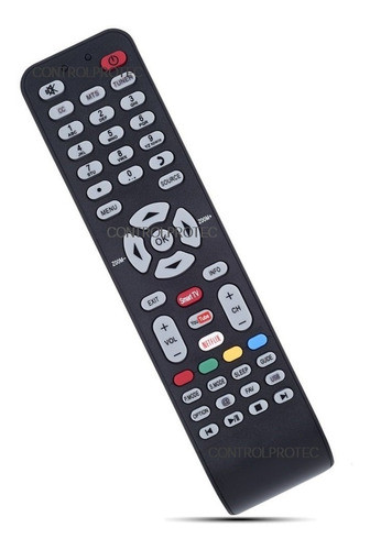 Control Remoto Smart Tv Para Tcl Rc199e Jvc Youtube Netflix 0