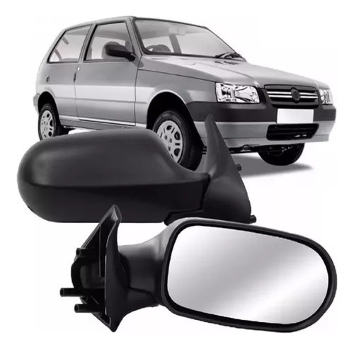 Par Retrovisor Fixo Sem Controle 2 Por Uno Fire Flex 2008 0