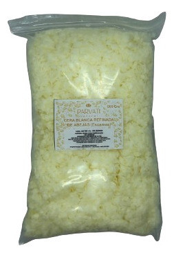 Cera Blanca Refinada De Abejas En Escamas 500grs 0