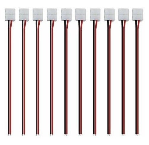 Icreating 8 Mm 2 Pin Conector De Tira Led Con Cable Flexible 0