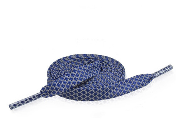 Cadarço Refletivo Flat Yeezy Boost 350 700 Nmd  Azul Escuro 0