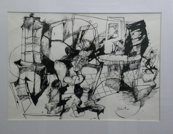 Obra De Horacio Politi. Original. Tinta Sobre Papel 0