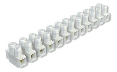 Bornera Aerea Poliamida 10a De 12 Polos 8mm Union Cable X10u 0