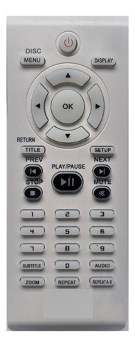 Controle Compatível Com Dvd Philips Dvp 3124 4000 3020 4050 0