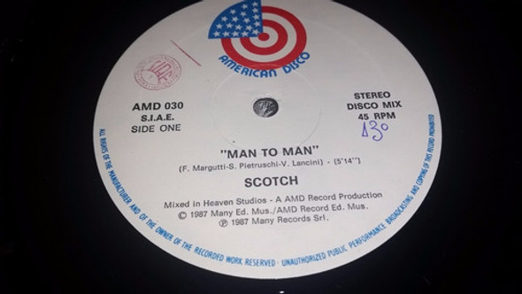Scotch Man To Man Discolation Vinilo Maxi Italy Caño Raro 1