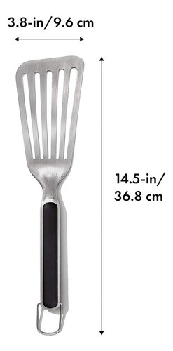 Oxo Good Grips Grilling Tools, Precision Turner, Black 1