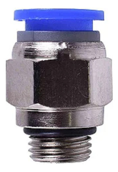 Conector Engate Rápido Tubo Pu 8mm X Rosca 1/4 Bsp - 4 Peças 0