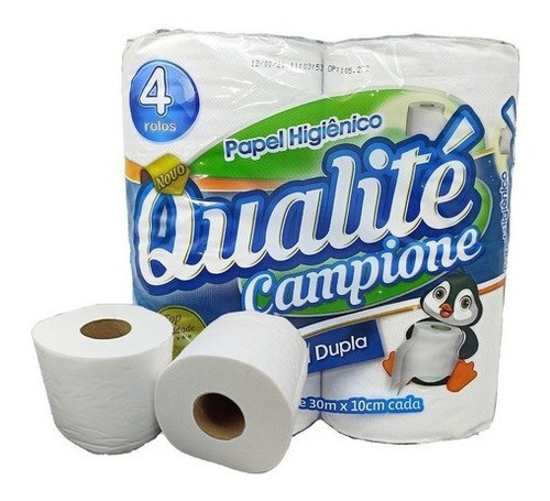 Papel Higiênico Qualité Folha Dupla 32 Rolos Oferta 1