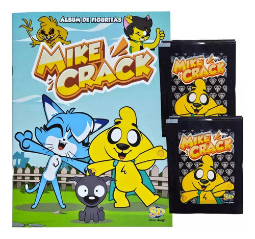 Album + Figuritas Mike Crack X 20 Sobres Sd.rey 0