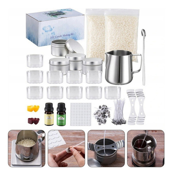 Kit De Fabricação De Velas 153 Unidades, Materiais Para 0