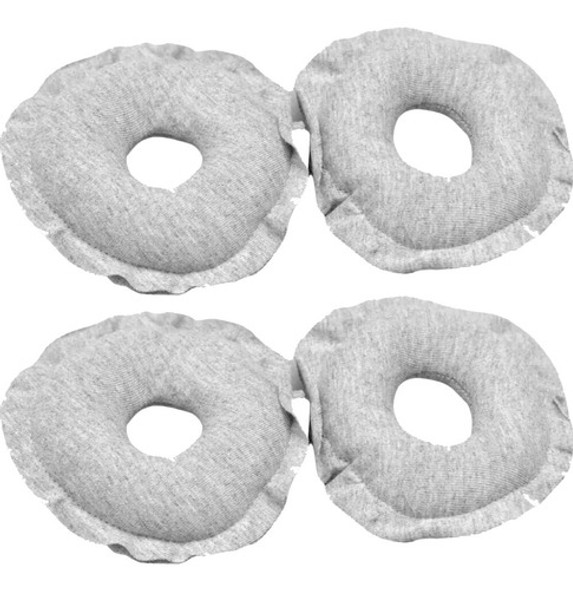 Kit Rosquinhas Para Seios 4 Unidades Cinza - Kababy 0