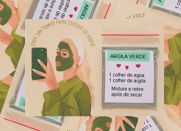 Mimo Agrado Para Cliente Cuide De Voce 100 Unidade C/ Argila 1