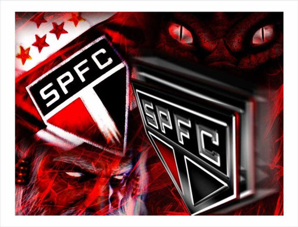 Adesivo Spfc Futebol São Paulo Tricolor Clube 5m² 0