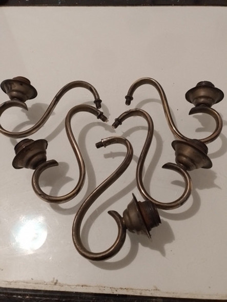 5 Brazos De Araña Antiguo 18 X 11 0