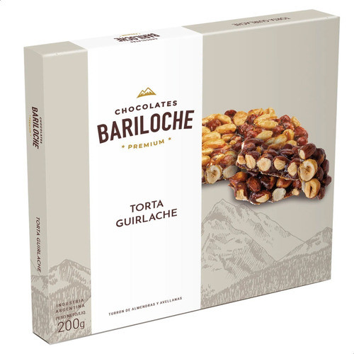 Turron Torta Guirlache Chocolates Bariloche Premium Pack X3 0