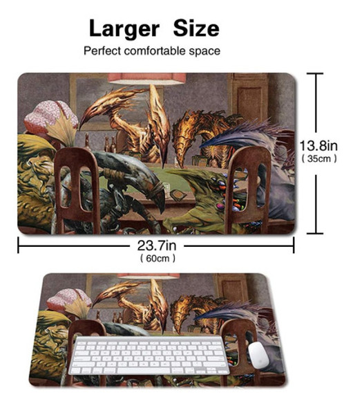 Alfombrilla De Juego 60x35 Cm, Compatible Con Mousepad 1